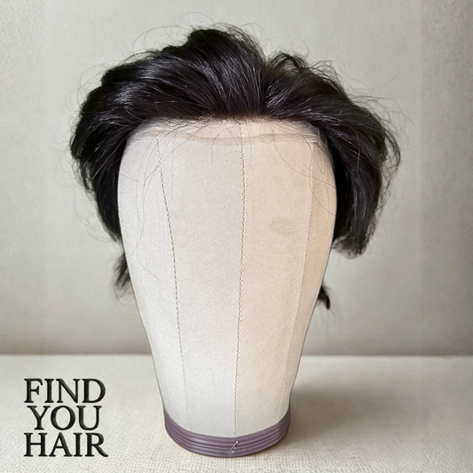 Mediam brown light , breatable full lace hair systen (uncut)