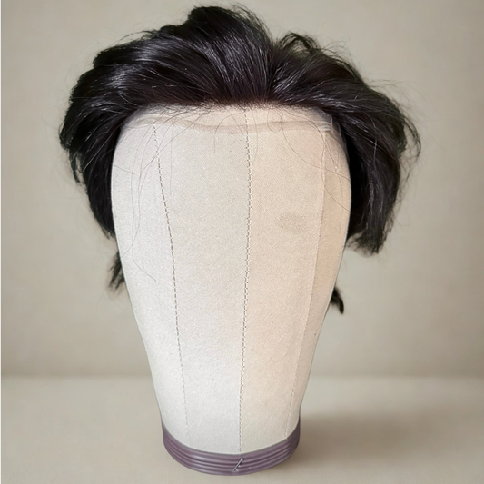 Medium Brown Light – Breathable Full Lace Hair System (Uncut)